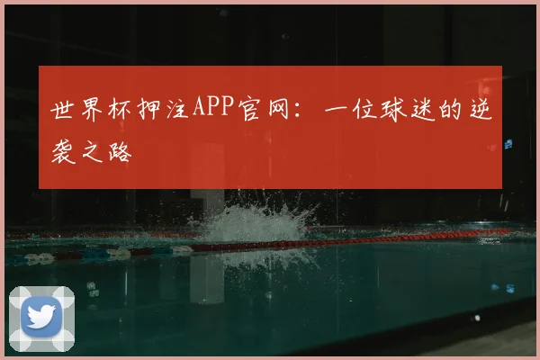世界杯押注APP官网:一位球迷的逆袭之路
